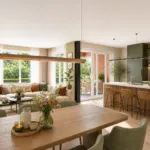 Impressie keuken woonkamer daglicht